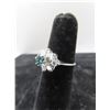 Image 3 : 14K WG Diamond Ring w/One Round Cut Diamond and 8 Round Cut Diamonds - Both