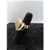 Image 2 : 14K YG Diamond Ring w/30 Round Cut Diamonds Channel Set 9.9g - Replacement