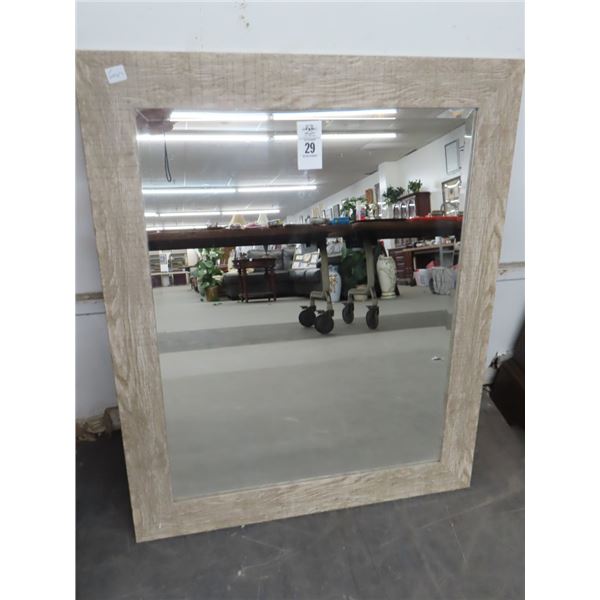 Distressed Framed Mirror - No Shipping