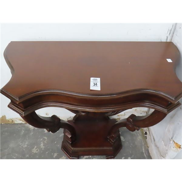 Carved Mahogany Hall Table