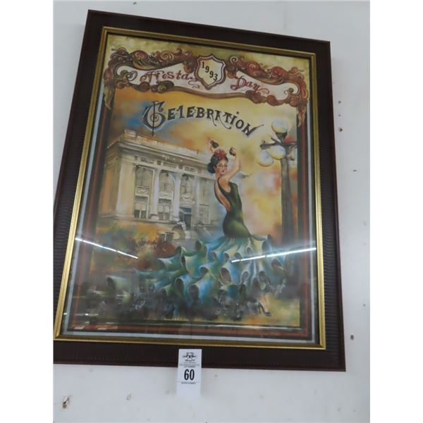 1993 Fiesta Day Celebration Framed Promotion