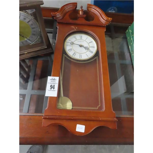 Hampton Provincial Pendulum Wall Clock