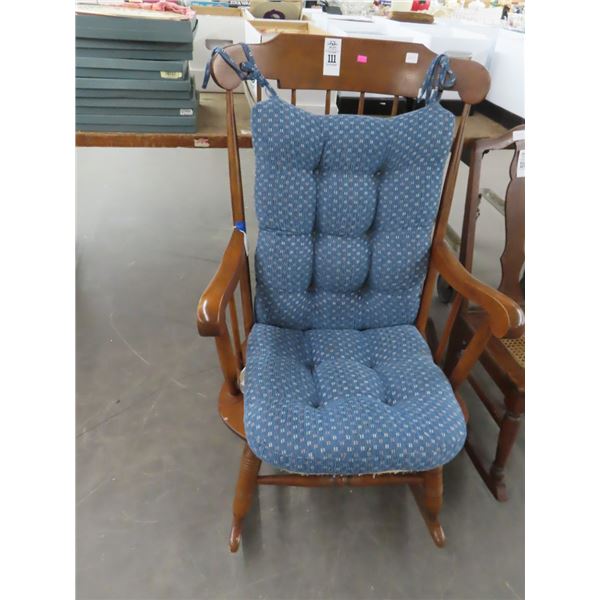 Oak Rocker w/Pad