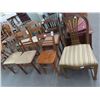 Image 1 : Asst. Vintage Chairs w/Hitchcock/Needlepoint - 8