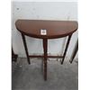 Image 1 : Mahogany Half Moon Hall Table