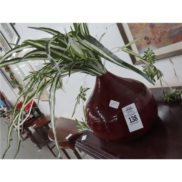 Potted Silk Plant