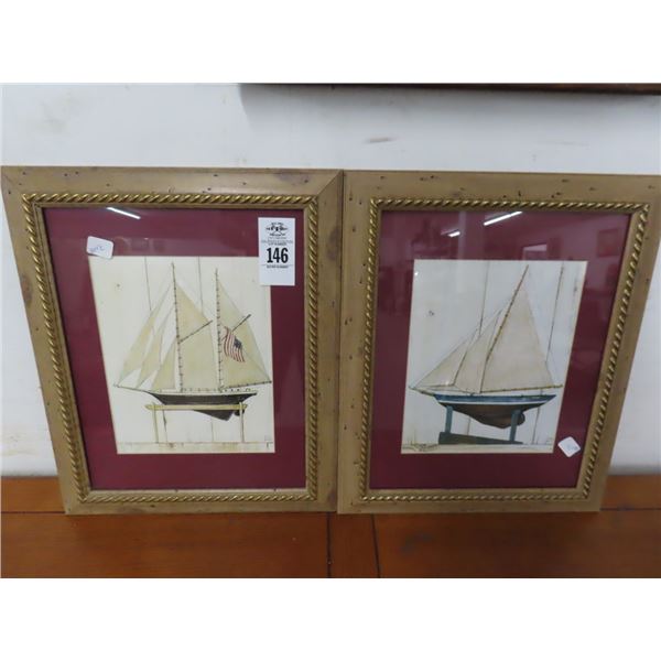 Sailboat Model Wall Art - 2