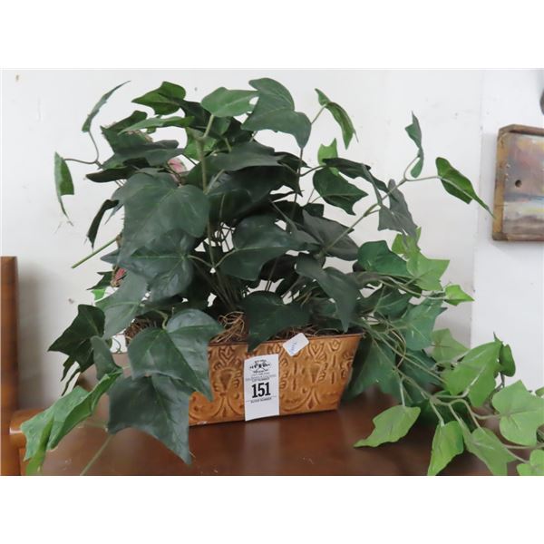 Potted Silk Plant