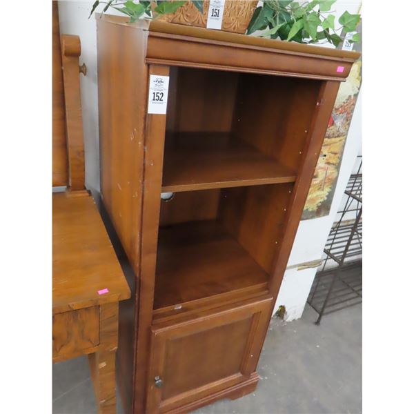 Mahogany Cabinet w/Shelf Storage