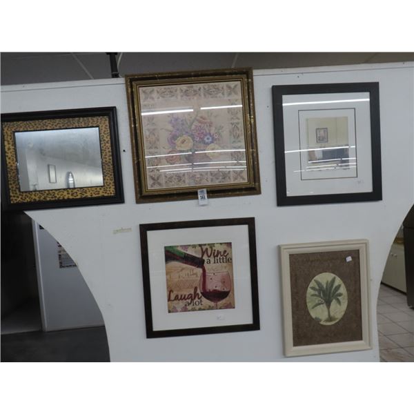 Asst. Framed Wall Art/Mirror - 5