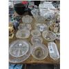 Image 1 : Asst. Pressed Glass/Crystal Bowls/Divided Dishes/Serving Pieces
