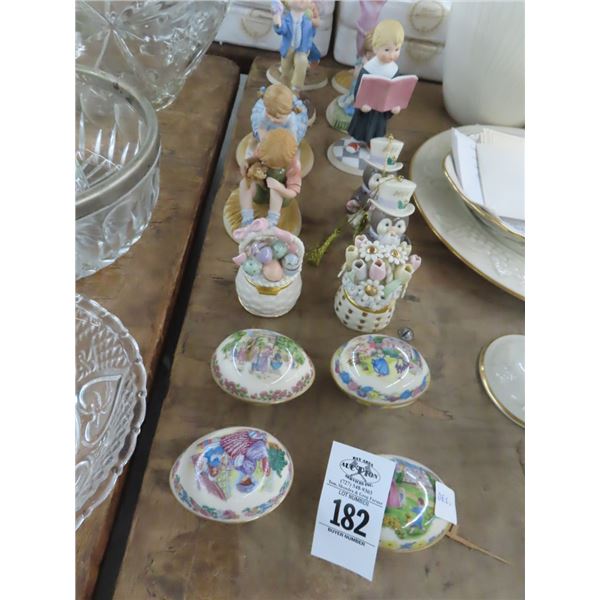 Egg Ring Bins, Lenox Figurines, Lenox Penguin Ornaments