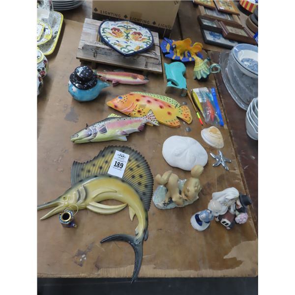 Fish/Sealife Figural Décor