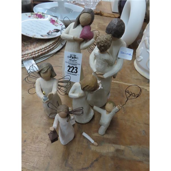 Willow Collector Figurines - (Some Repaired)