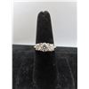 Image 1 : 14K YG Diamond Ring w/One Round Cut Diamond and 2 Round Cut Diamonds -