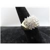 Image 3 : 14K Two Tone Diamond Ring w/39 Round Cut Diamonds Prong Set 11.8g - Replacement