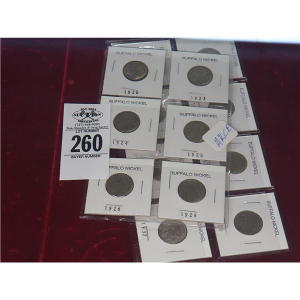 1920's/1930's Buffalo Nickels - 14