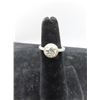 Image 1 : 14K WG Diamond Ring w/One Round Cut Diamonds, 40 Round Cut Diamonds and 20