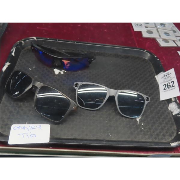 3-Oakley Sunglasses - 3 X $