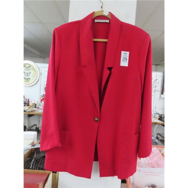 Ladie's Red Blazer