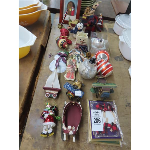 Christmas Ornaments, Asst. Décor