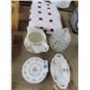 Image 1 : Floral China, Pitcher, Compote, Quilt