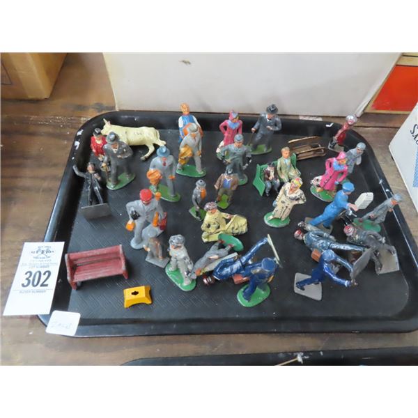 Vintage Miniature Cast Figurines