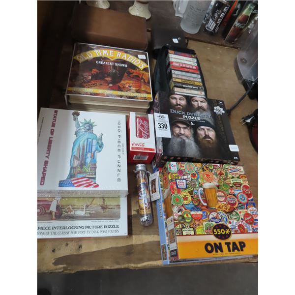 Asst. Collector Puzzles, Cassette Tapes, Disc