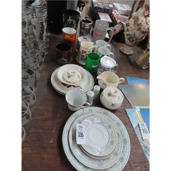 Floral China, Asst. Souvenir Mugs