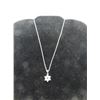 Image 2 : 14K WG Diamond/Chain w/12 Round Cut Diamonds Prong Set - 14K