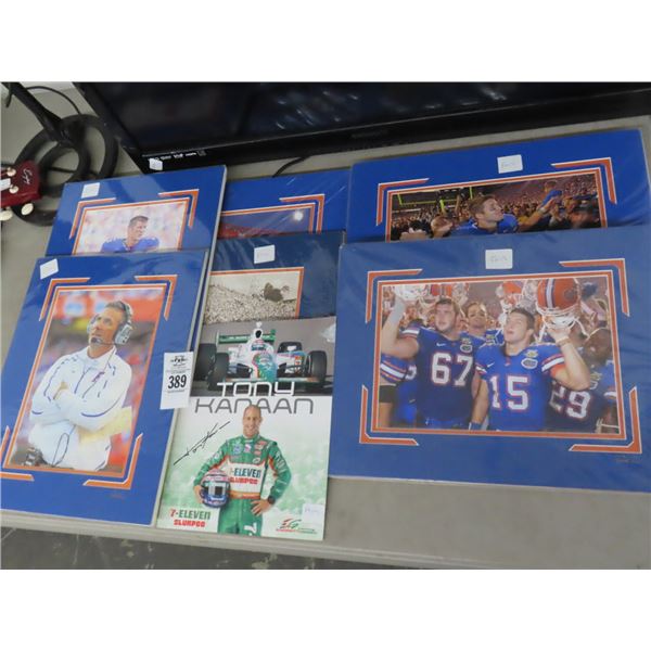 Gators/Racing Photo Memorabilia