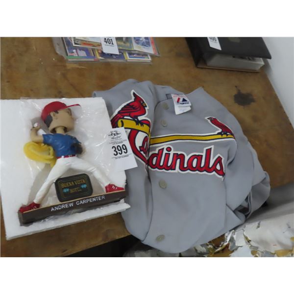St. Louis Cardinals Pujols Jersey, Andrew Carpenter Bobblehead