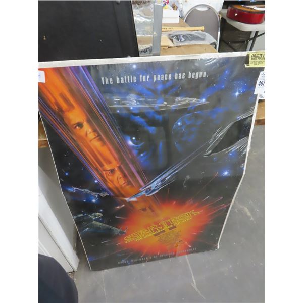 Star Trek The Undiscovered Country Original Movie Poster