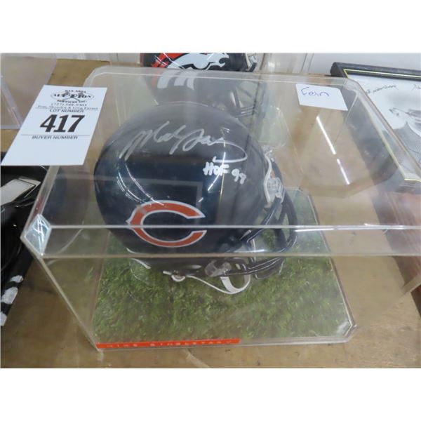Mike Singletary Autographed Mini Helmet
