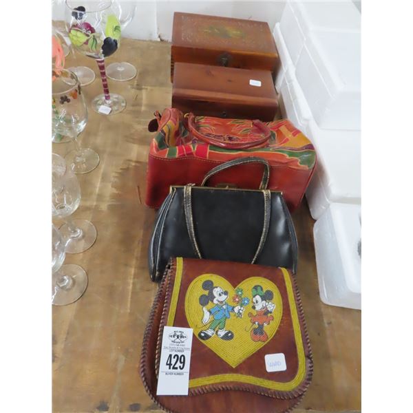 Mickey Mouse, Elephants, Other Purses, Storage Boxes