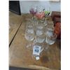 Image 1 : Fulton Crab House Souvenir Wine Glasses, Painted/Others
