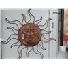Image 1 : Clay/Metal Sun Wall Décor