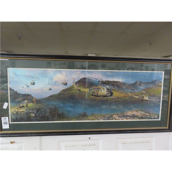 Framed War Memorabilia Wall Art Artist Signed
