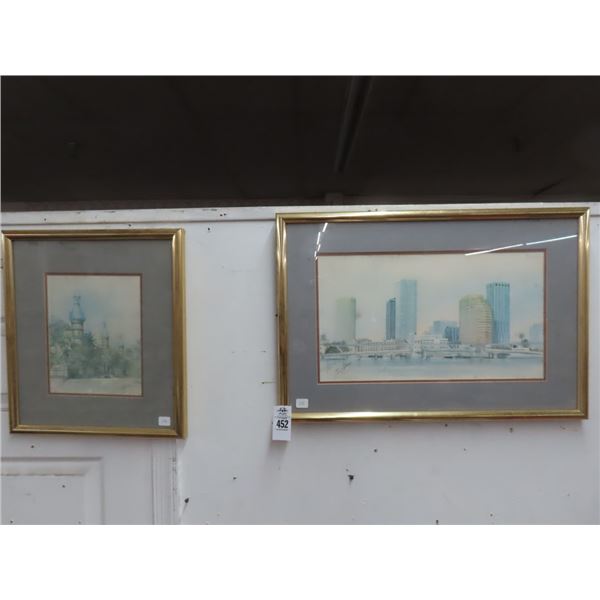 Artist Signed City Framed Wall Art - 2