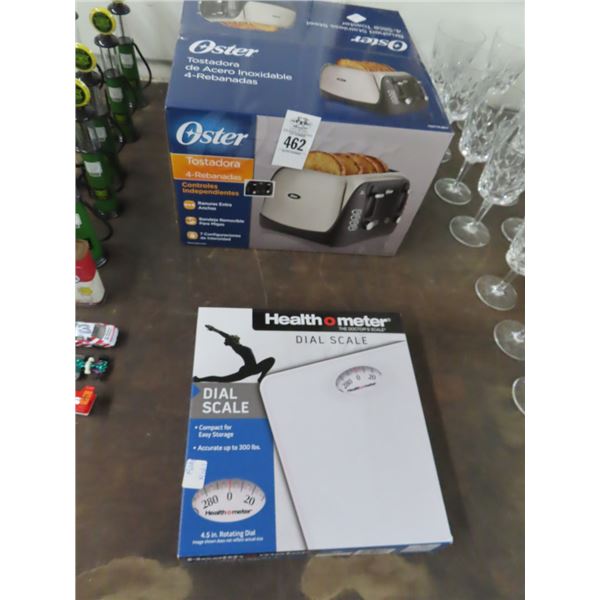 Oster 4 Slice Toaster, Dial Scale
