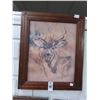 Image 1 : Framed Wall Art of Deer