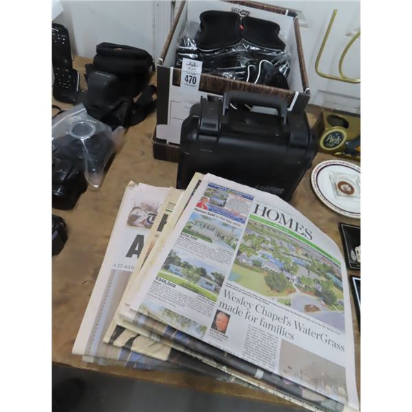 Electronics Storage Cases, Tough Box, Souvenir News Articles
