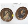 Image 1 : Vintage Framed Oval Portraits - 2