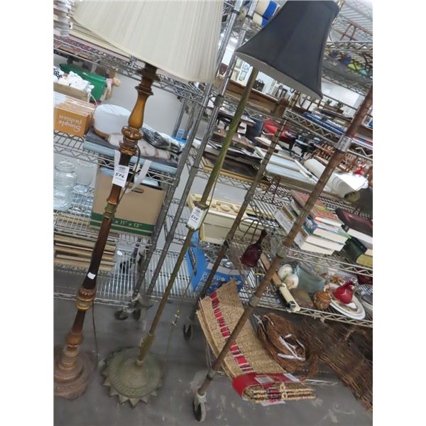 Vintage Cast Floor Lamp