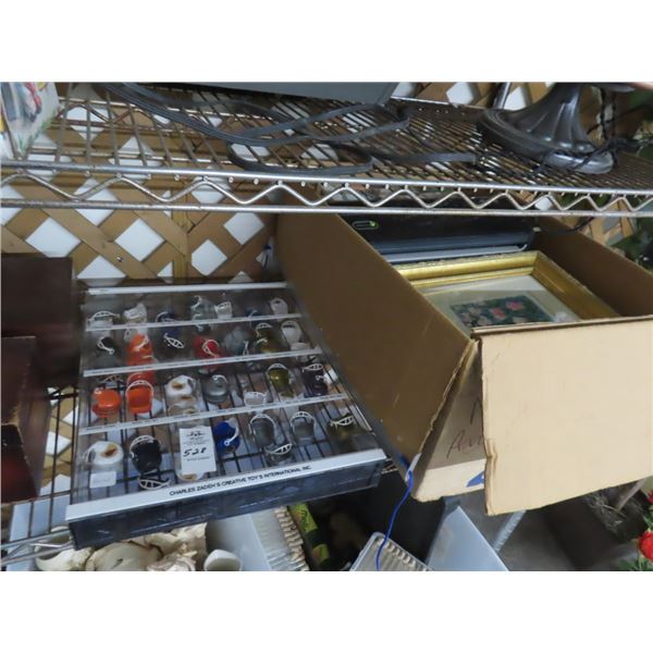 Collector Sports Mini Helmet w/Rack, Wooden Storage Boxes, Watches,