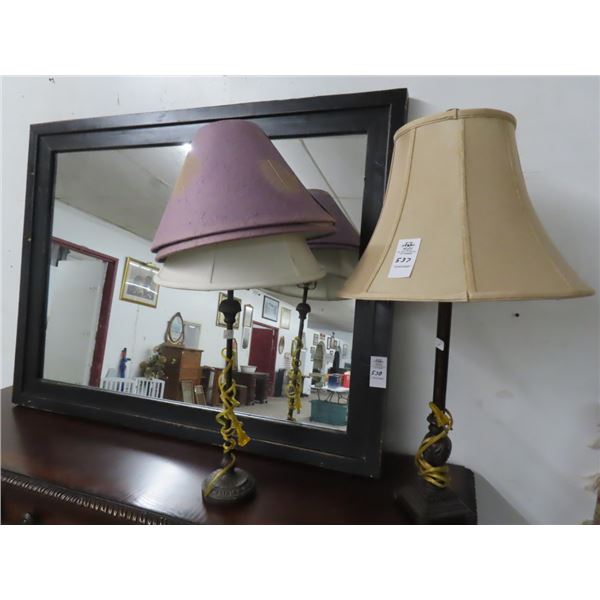 Stick Lamps 2 w/Spare Shade