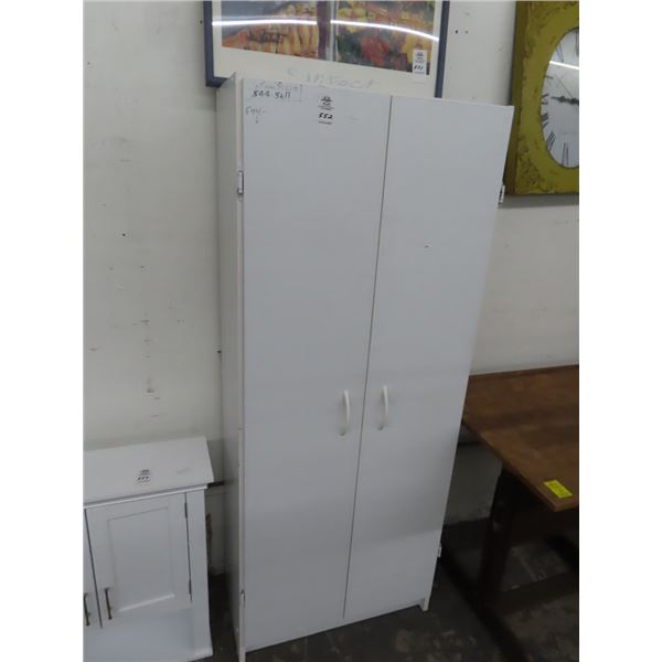 White Mica Storage Cabinet