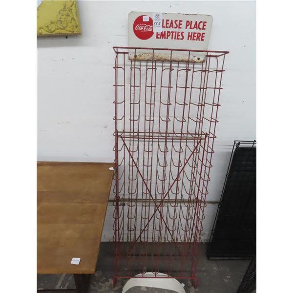Vintage Coca Cola Bottle Rack