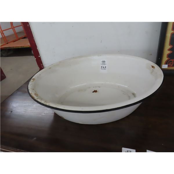 Enamel Oval Basin