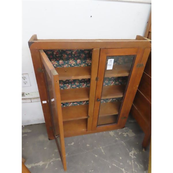 Old Window Glass Door Cabinet